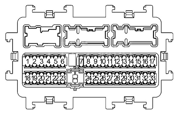Схема блока в салоне