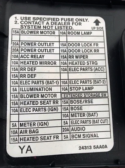 Схема блока в салоне