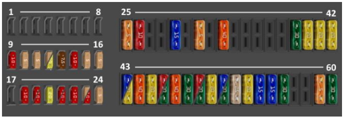 Схема блока в салоне