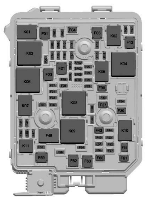 Схема блока под капотом