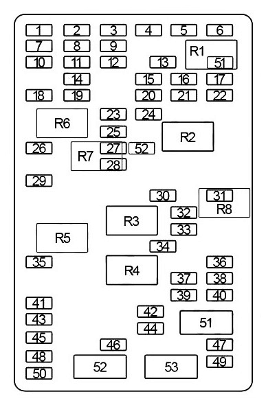 Схема блока в салоне