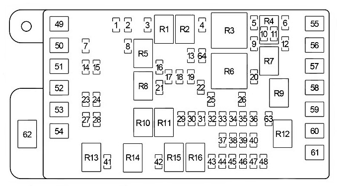 Схема блока под капотом