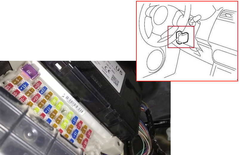 Блок в салоне