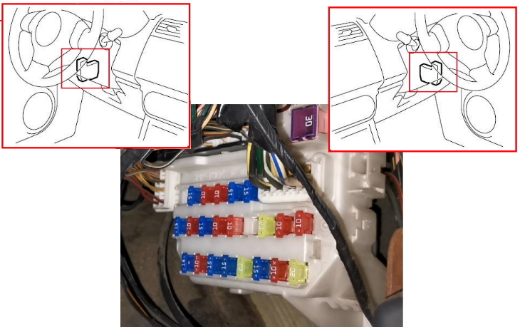 Блок в салоне