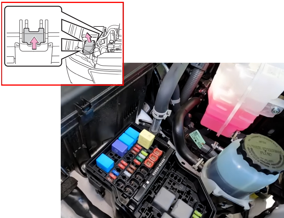 Блок номер 2 под капотом