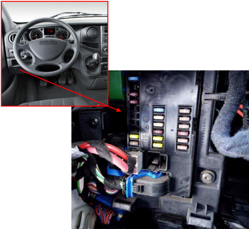 Блок в салоне