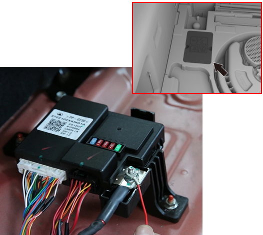 Блок предохранителей в багажнике танк 300