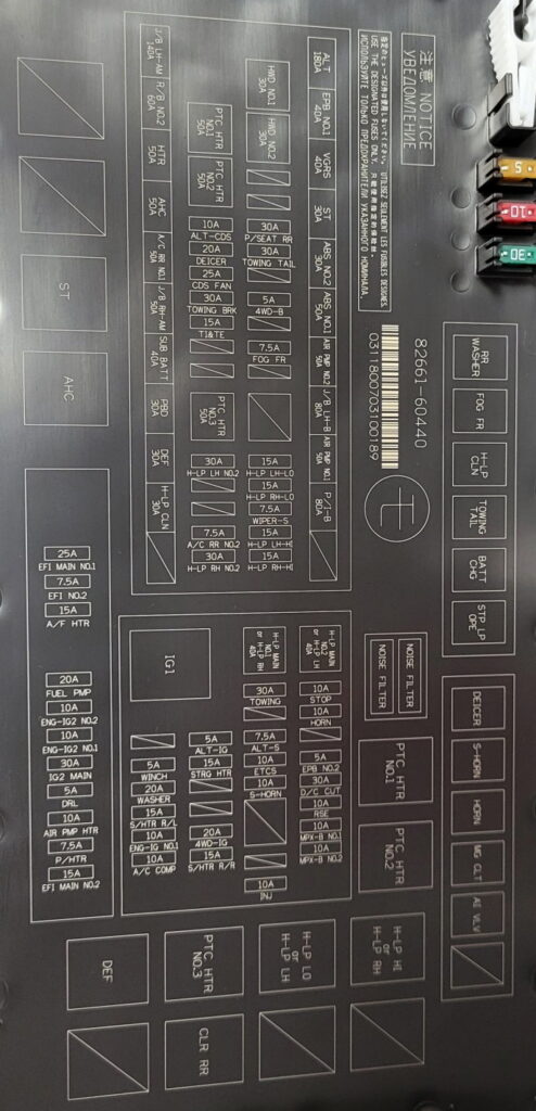 Схема блока под капотом