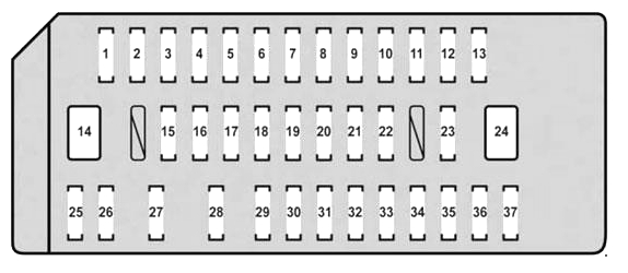 Схема блока в салоне