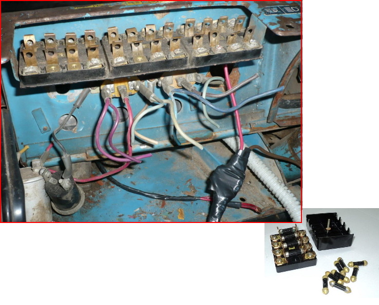 Фото пример блока предохранителей