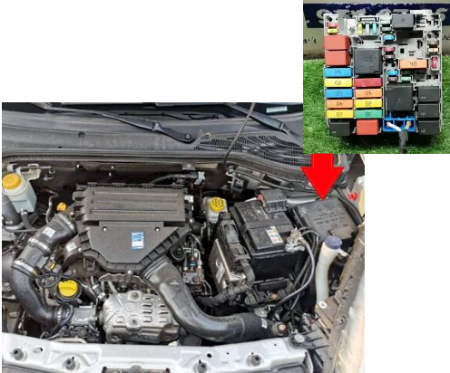 Блок под капотом комбо д