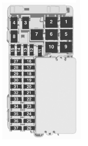 Схема блока в салоне