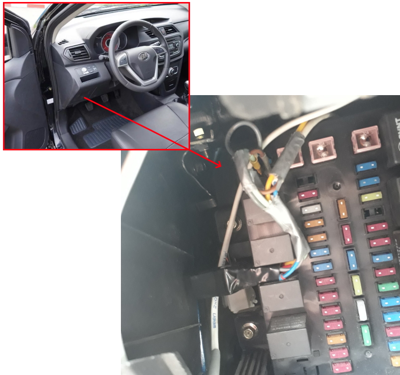 Расположение блока в салоне лифан х50 