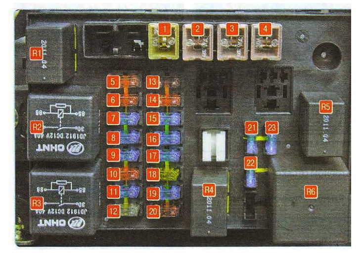 Схема блока Лифан Смайли 320