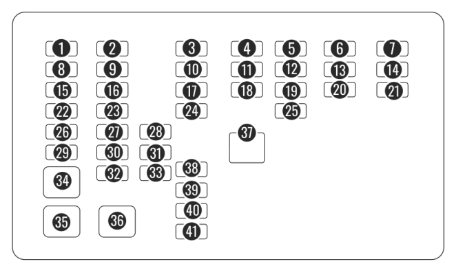 Схема блока в салоне