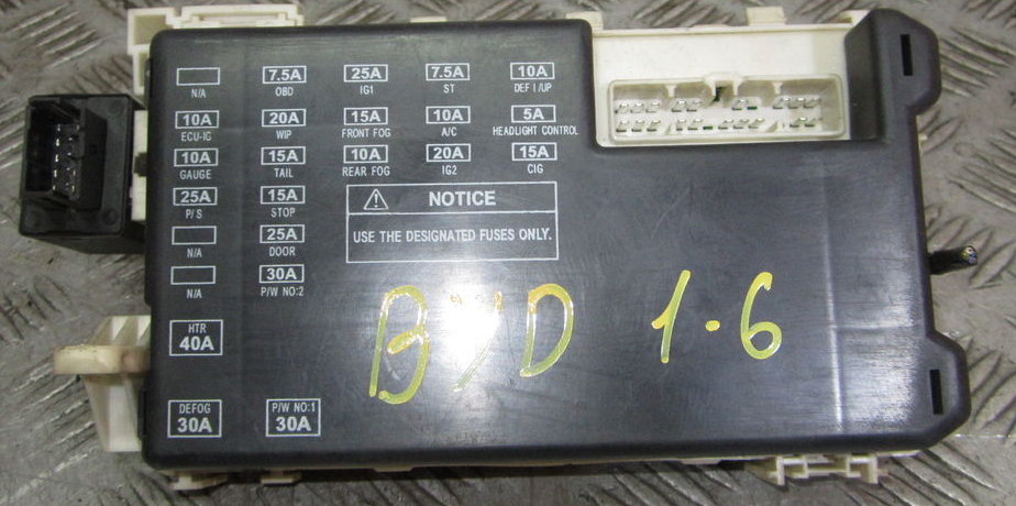 Схема с крышки блока BYD F3