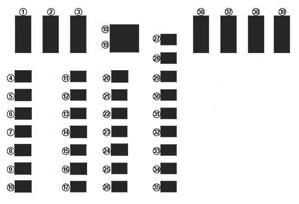 Схема блока в салоне
