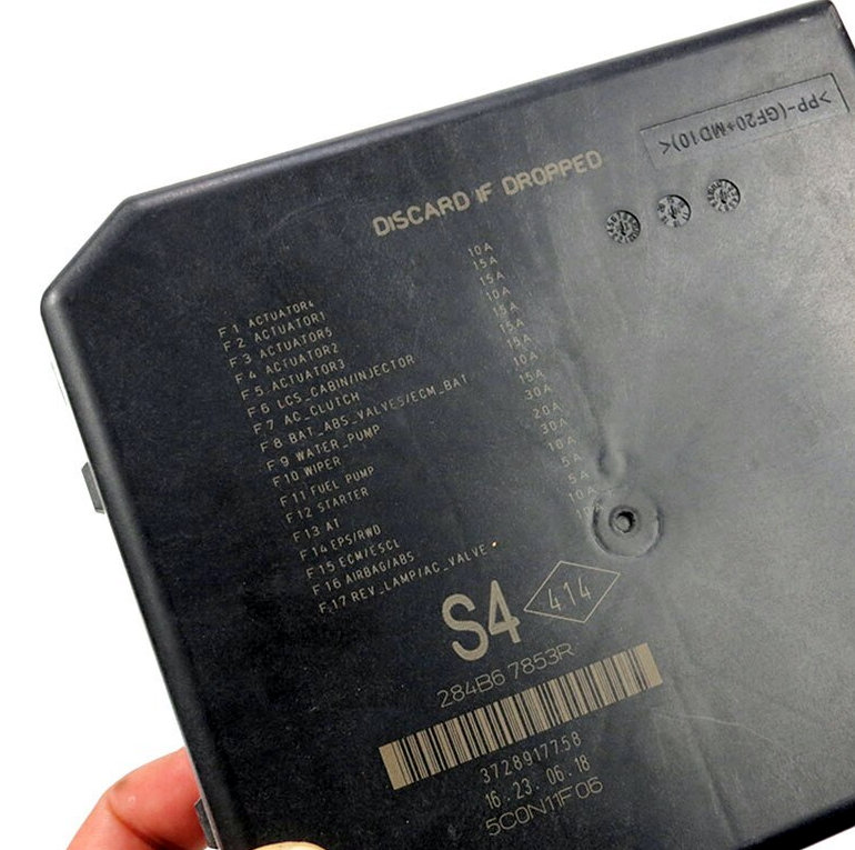 Схема с крышки блока