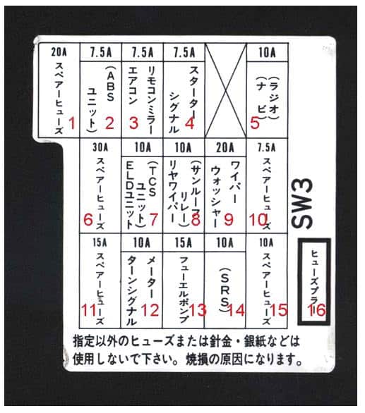 Схема блока в салоне