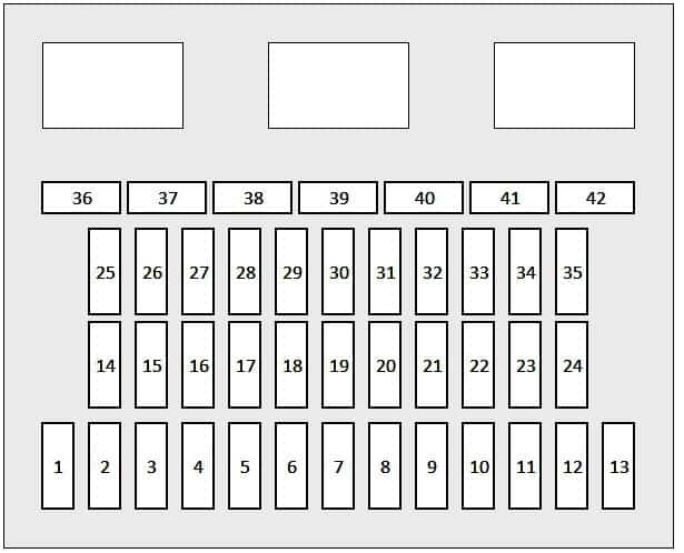 Схема блока в салоне Пилот 3