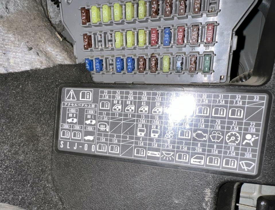 Фото блока в салоне