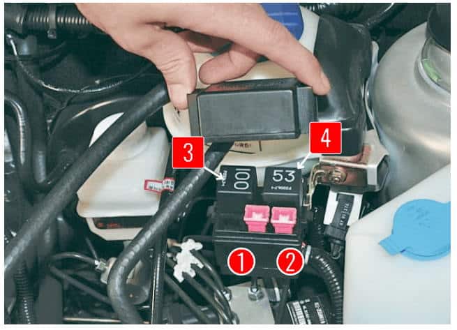 Схема блока 2 под капотом