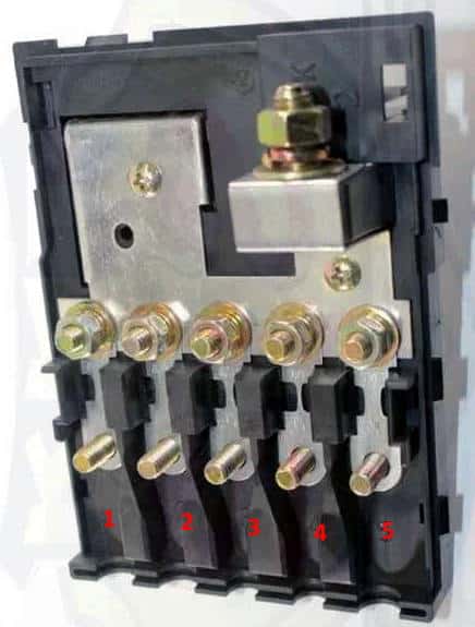 Схема силового блока под капотом