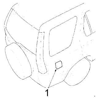 блок заднего стеклоочистителя
