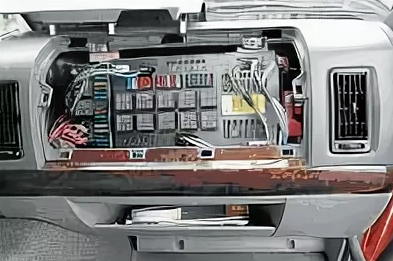 расположение блока в салоне хово