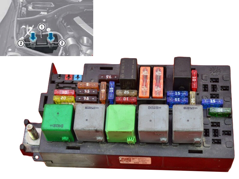 Фото пример блока под капотом