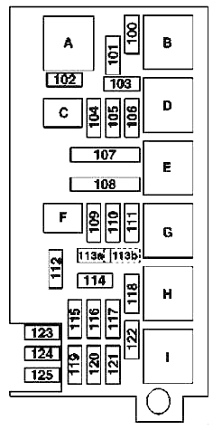 Схема блока под капотом мерседес 164