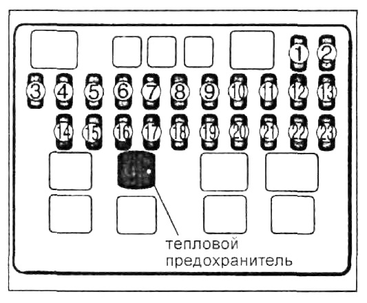 Схема блока в салоне