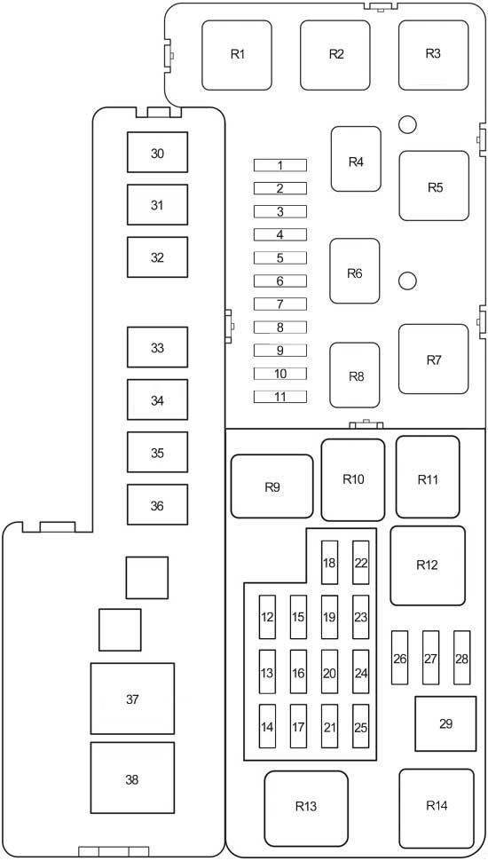 Схема блока под капотом
