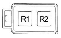 Схема блока реле под капотом
