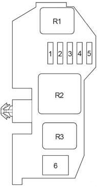 Схема блока реле Вариант 2