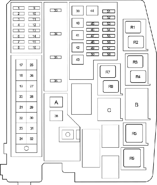 Схема блока под капотом