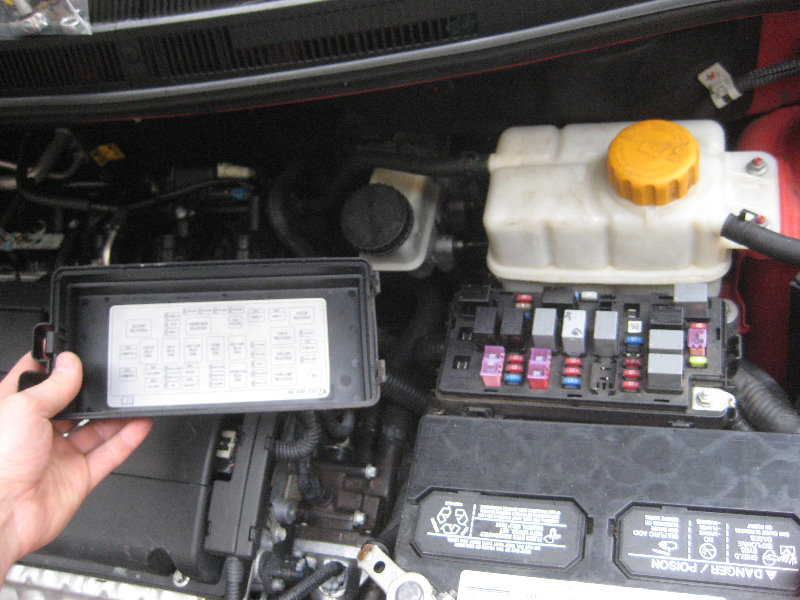 Aveo-фото блока с предохранителями