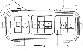 Схема блока реле под капотом Виста св 40