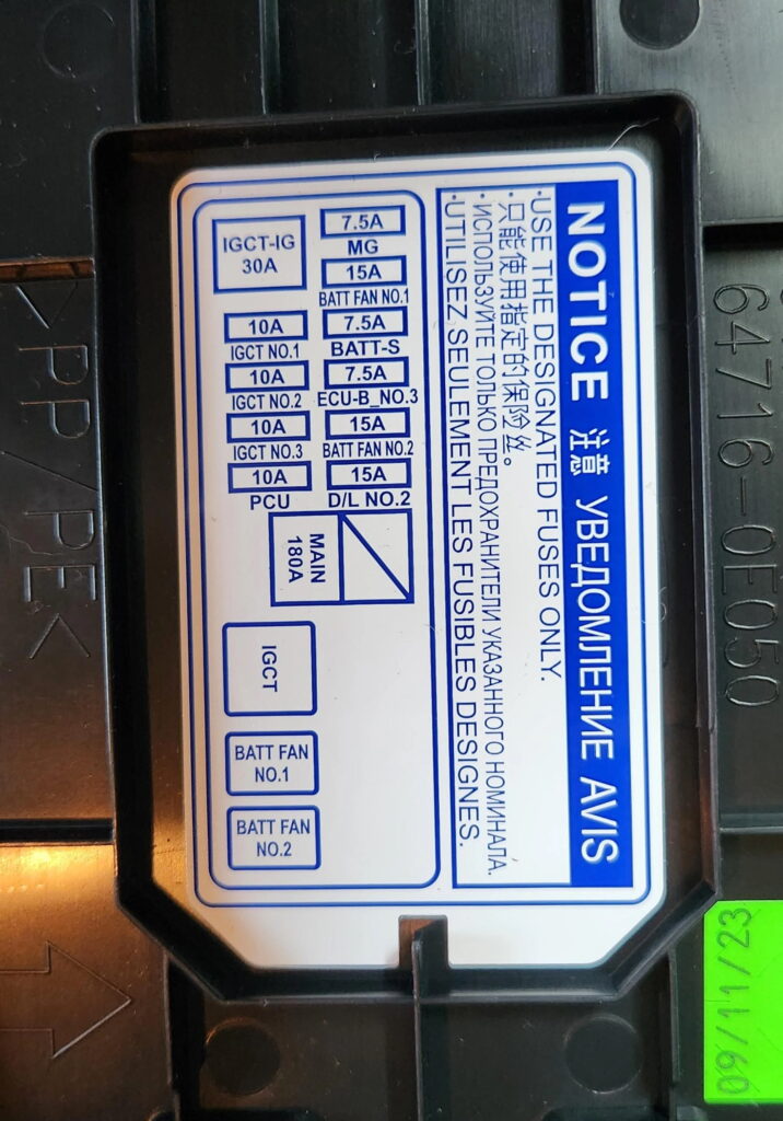 Схема с обозначением