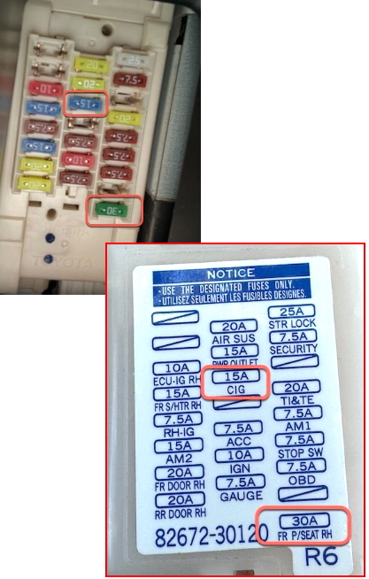 Блок предохранителей с правой стороны лексус гс 300