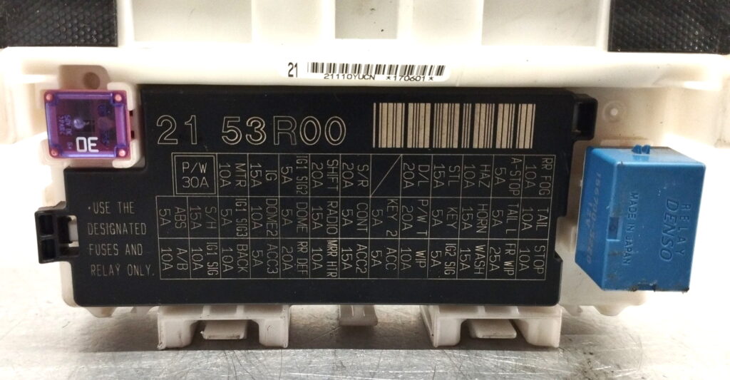 Схема с крышки