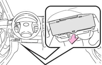 Доступ к блоку в салоне