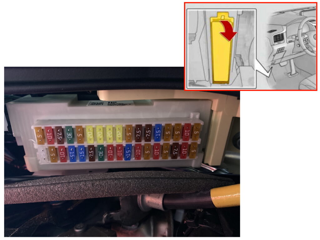 Блок в салоне хайлендер 3