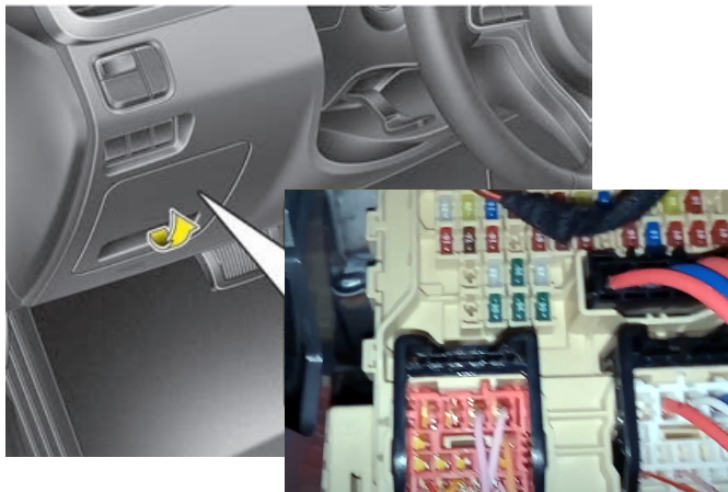 Блок в салоне