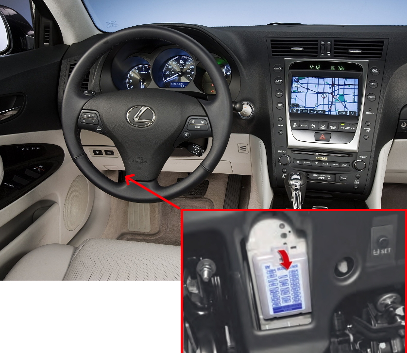 Блок под панелью приборов