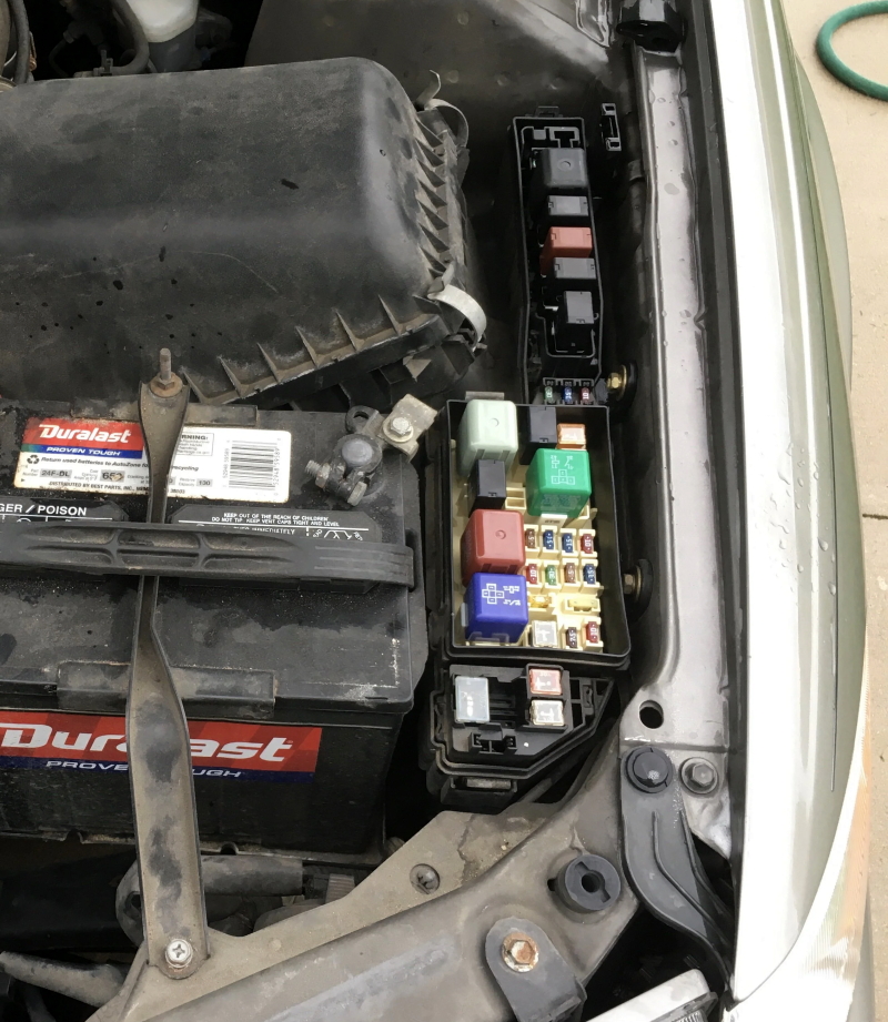 Фото блока под капотом