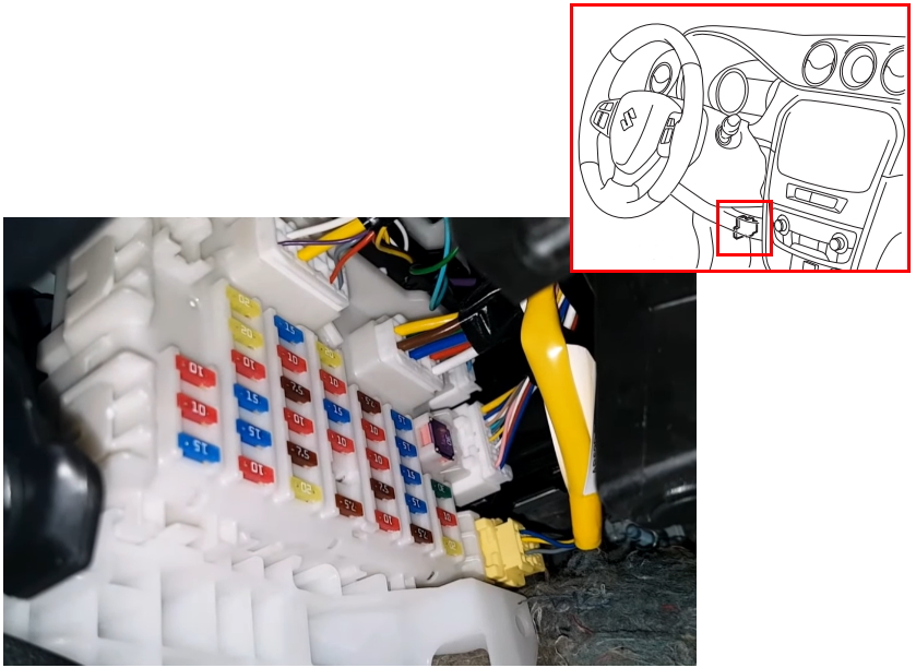 Блок в салоне