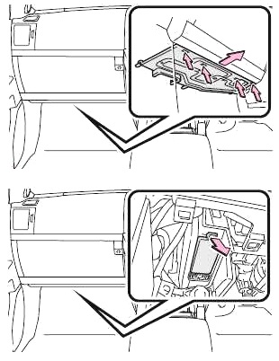 Блок предохранителей со стороны пассажира RHD Toyota Land Cruiser 200