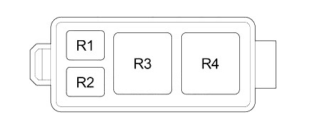 Схема блока реле