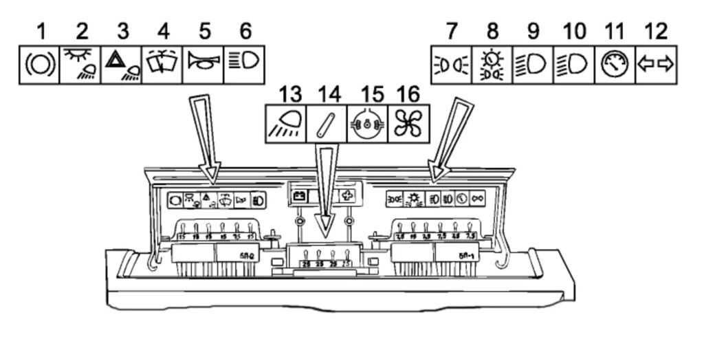 Схема мтз 1221